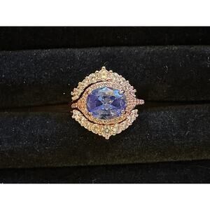 Bomb Party Ring Set Size 6 "Delicate But Regal"